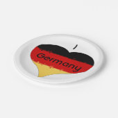 Ik hoor Duitse vlag Papieren Bordje (Gekanteld)