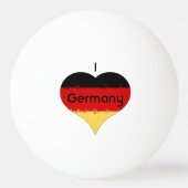 Ik hoor Duitse vlag Pingpongbal (Achterkant)