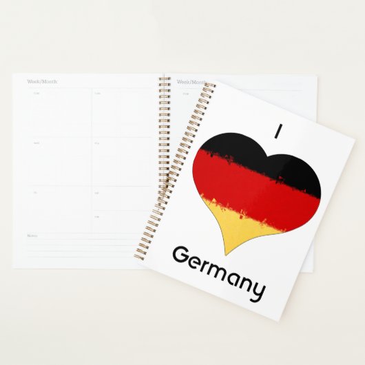 Ik hoor Duitse vlag Planner (Display)