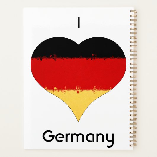 Ik hoor Duitse vlag Planner (Achterkant)