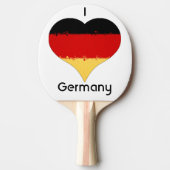 Ik hoor Duitse vlag Tafeltennisbatje (Voorkant)