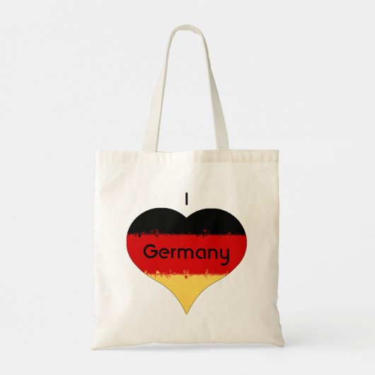 Ik hoor Duitse vlag Tote Bag (Achterkant)