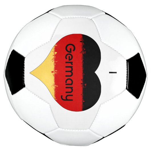 Ik hoor Duitse vlag Voetbal (Gedraaid)