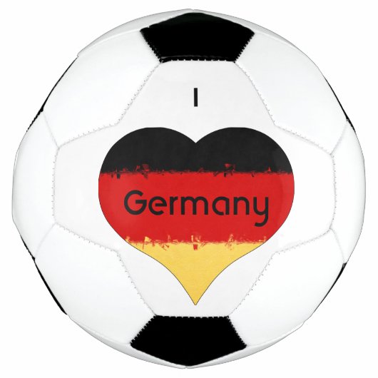 Ik hoor Duitse vlag Voetbal (Voorkant)