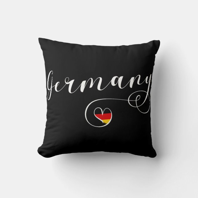 Ik hoor Duitsland, Duitse vlag Kussen (Voorkant)