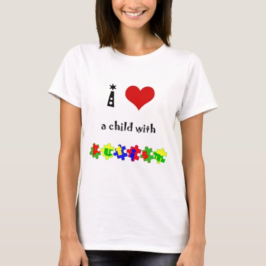 Ik hoor een kind met autisme t-shirt (Voorkant)