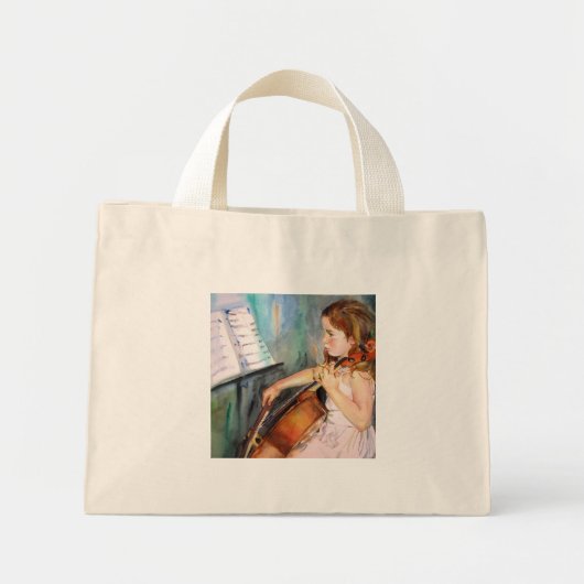 Ik hoor een symfonie mini tote bag (Voorkant)