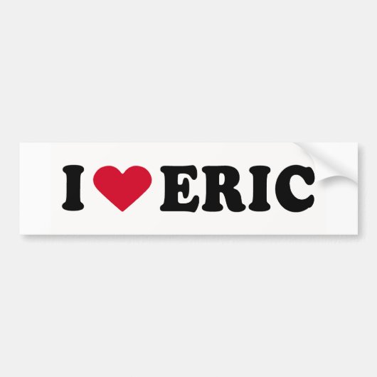IK HOOR ERIC BUMPERSTICKER (Voorkant)