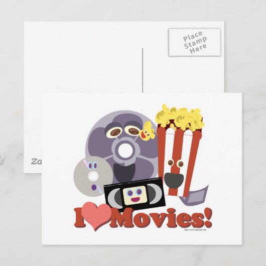 Ik hoor films! briefkaart (Voorkant / Achterkant)
