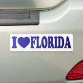 Ik hoor Florida in Blauw - Sticker (Op auto)