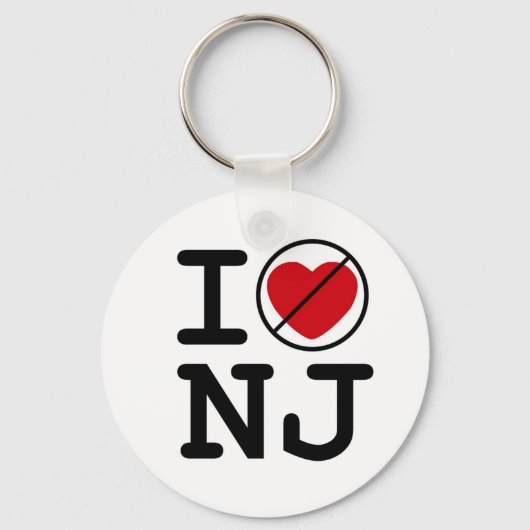 Ik hoor geen New Jersey Sleutelhanger (Voorkant)