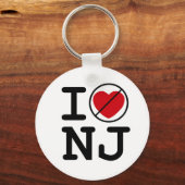 Ik hoor geen New Jersey Sleutelhanger (Voorkant)