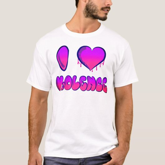 Ik hoor geweld t-shirt (Voorkant)