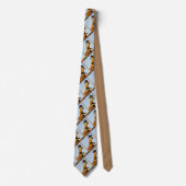 Ik hoor Giraffes in Zuid-Afrika Blauwe Sky Stropdas (Voorkant)