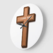 "IK HOOR GOD" KROSS GROTE KLOK (Hoek)