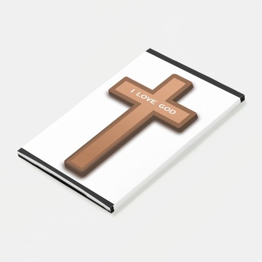 "IK HOOR GOD" KROSS POST-IT® NOTES (Schuin)