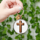 "IK HOOR GOD" KROSS SLEUTELHANGER (Hand)