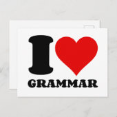 IK HOOR GRAMMAR FEESTDAGENKAART (Voorkant / Achterkant)