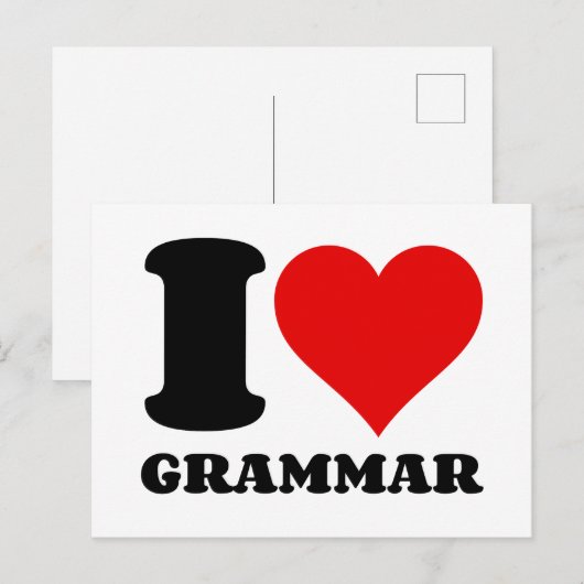 IK HOOR GRAMMAR FEESTDAGENKAART (Voorkant / Achterkant)