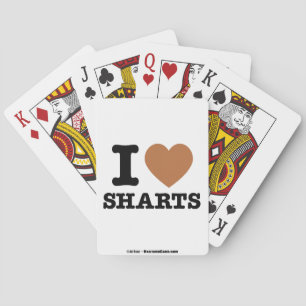 Ik hoor haaien pokerkaarten