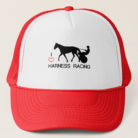 Ik hoor Harness Racing Trucker Pet (Voorkant)