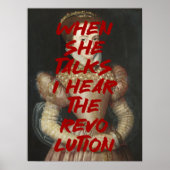 Ik hoor het citaat van de Renaissance-schilderkuns Poster (Voorkant)