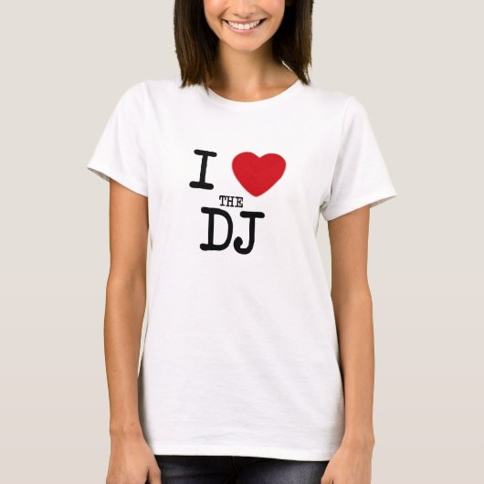 Ik hoor het DJ Womens T-shirt (Voorkant)