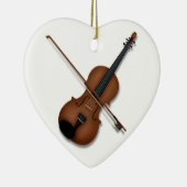 Ik hoor het Violin Charming Musical Instrument Keramisch Ornament (Rechts)