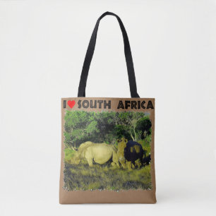 Ik hoor het Zuid-Afrika Rijnparen Tote Bag