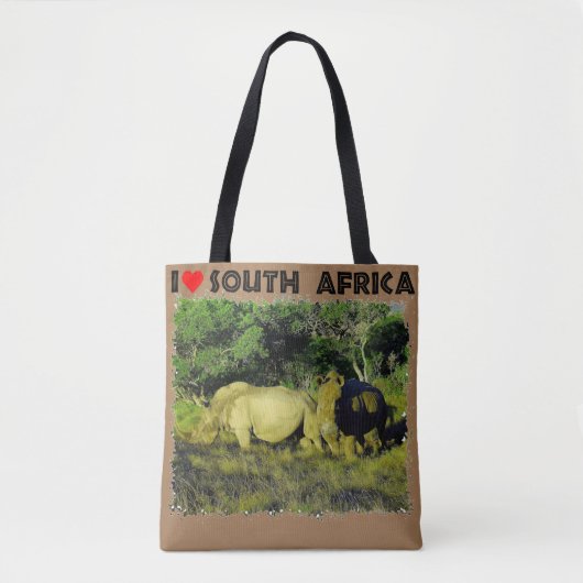 Ik hoor het Zuid-Afrika Rijnparen Tote Bag (Voorkant)