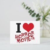 Ik hoor Horror-films Briefkaart (Staand voorkant)