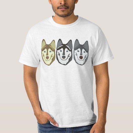 Ik hoor Huskies! T-shirt (Voorkant)