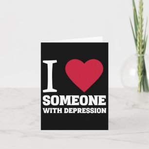 Ik hoor iemand met een depressie zelfmoordbewustzi kaart