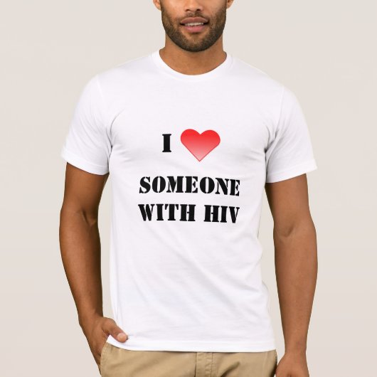 Ik hoor iemand met HIV T-shirt (Voorkant)