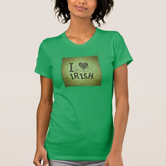 Ik hoor Iers Shamrock St. Patrick's Day T-shirt (Voorkant)