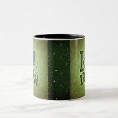 Ik hoor Iers Shamrock St. Patrick's Day Tweekleurige Koffiemok (Center)