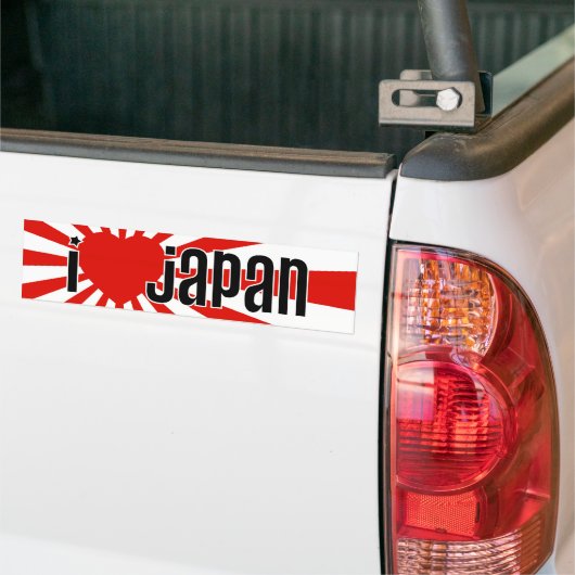 Ik hoor Japan! Bumpersticker (Op Truck)