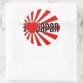 Ik hoor Japan! Ronde Sticker (Tas)