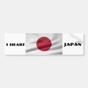 Ik hoor Japan/vlag van Japan Bumpersticker