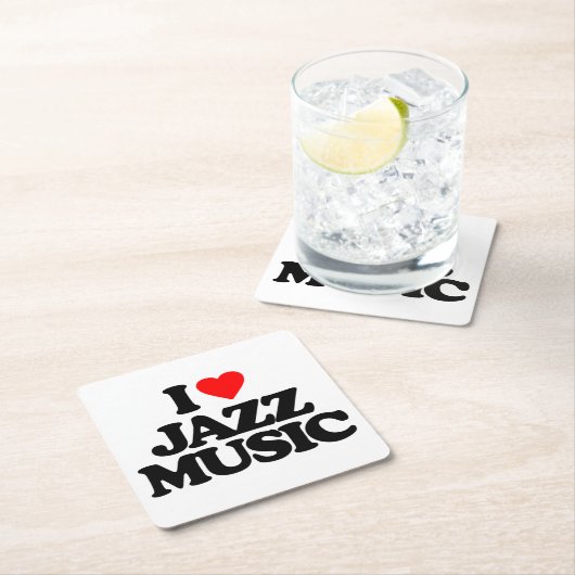 IK HOOR JAZZ MUSIC KARTONNEN ONDERZETTERS (Insitu)