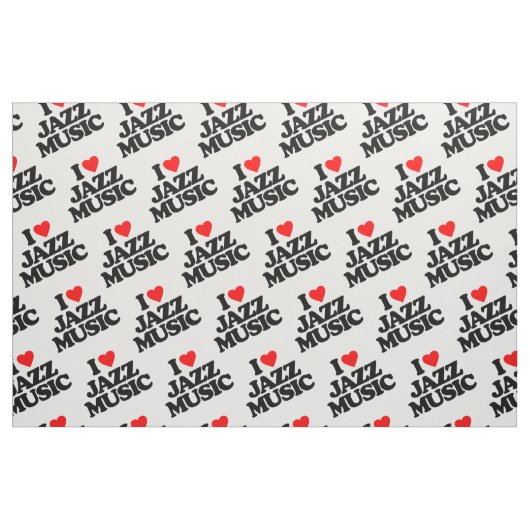 IK HOOR JAZZ MUSIC STOF (Fat Quarter)