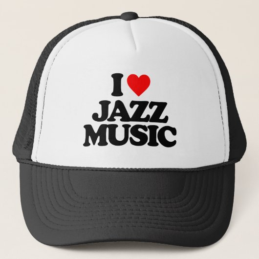 IK HOOR JAZZ MUSIC TRUCKER PET (Voorkant)