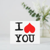 Ik hoor je aangepast briefkaart (Staand voorkant)