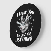 Ik hoor je gewoon niet naar Siberian Husky. Grote Klok (Hoek)