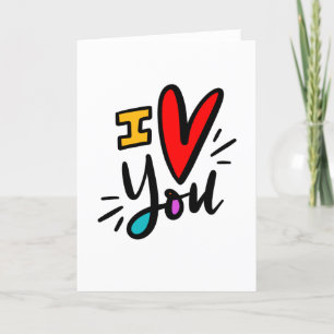 Ik hoor je, Hand Lettered Kaart