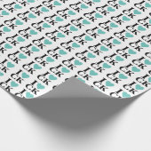 Ik hoor je Initialen | Aangepast monogram van de s Cadeaupapier (Hoek)