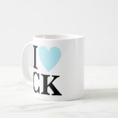 Ik hoor je Initialen | Aangepast monogram van de s Koffiemok (Voorkant links)