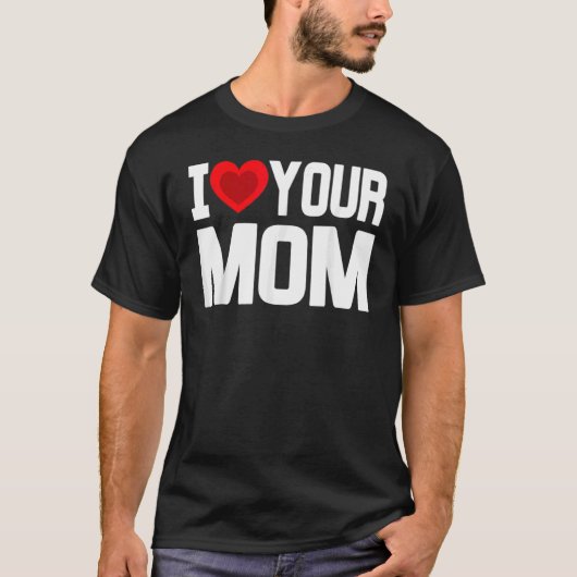 Ik hoor je mama van je Moederdag familie houden T-shirt (Voorkant)