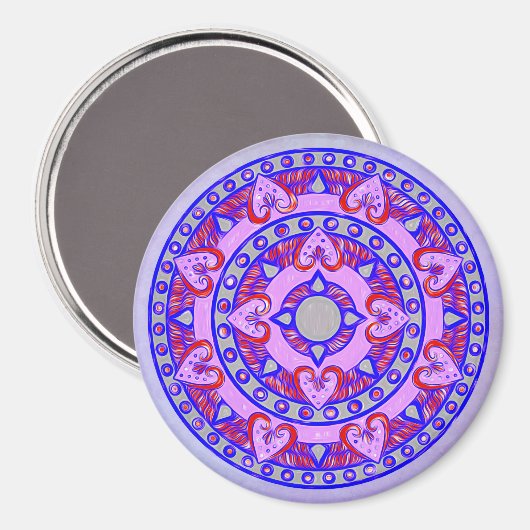 Ik hoor je Mandala Magneet (Voorkant / Achterkant)