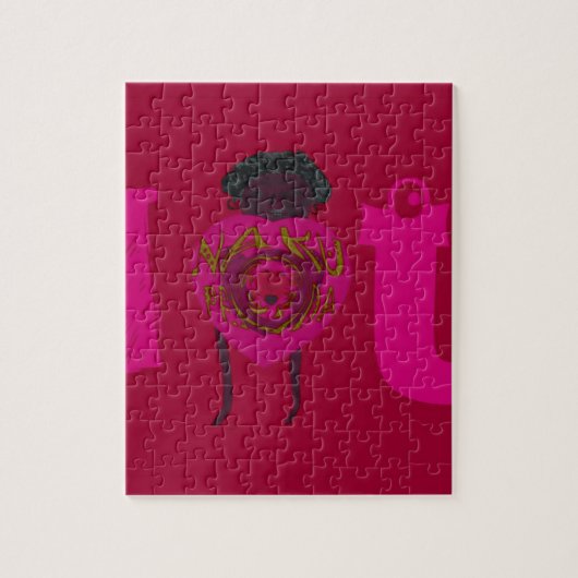 Ik hoor je Nakupenda Sana Happy Valentine Day Swa Legpuzzel (Verticaal)